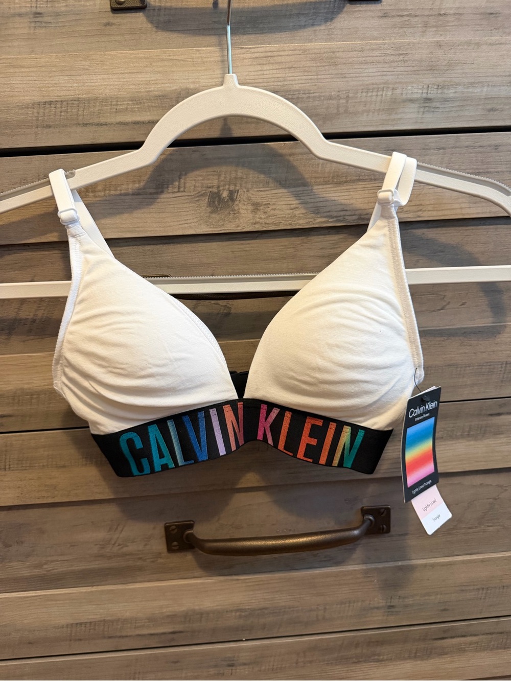 NWT Juniors Calvin Klein Pride Lightly Lined Bralette